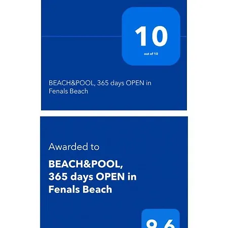 Beach&pool, Boutique With Free Parking, Full Equipped In Fenals *